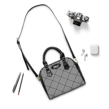 Load image into Gallery viewer, Blazing Black Shoulder Handbag