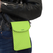 Load image into Gallery viewer, Lime Green 2 Small Cell Phone Wallet