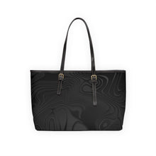Load image into Gallery viewer, Swirling Black PU Leather Shoulder Bag