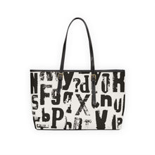 Load image into Gallery viewer, Falling Letters PU Leather Shoulder Bag