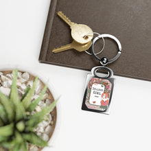 Load image into Gallery viewer, Backward C College Rectangle Photo Keyring