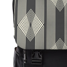 Load image into Gallery viewer, Gray Diamond Unisex Casual Shoulder Backpack