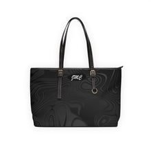 Load image into Gallery viewer, Swirling Black PU Leather Shoulder Bag
