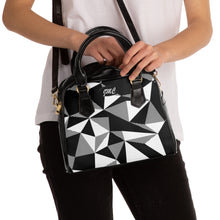 Load image into Gallery viewer, Black Puzzle Shoulder Handbag
