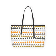 Load image into Gallery viewer, Orange Dot Splash PU Leather Shoulder Bag