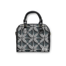 Load image into Gallery viewer, Gray Fan Flower 3D Shoulder Handbag