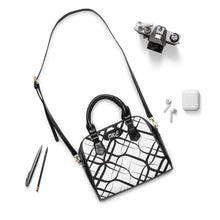Load image into Gallery viewer, White Art Shoulder Handbag