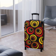 Load image into Gallery viewer, Red Circles Suitcases