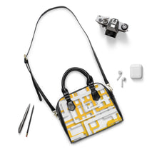 Load image into Gallery viewer, Yellow Maze 2 Shoulder Handbag