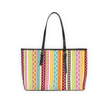 Load image into Gallery viewer, Zig Zag Colors PU Leather Shoulder Bag