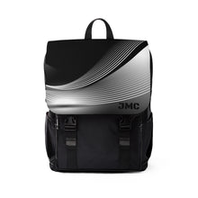 Load image into Gallery viewer, Swirl Silver Unisex Casual Shoulder Backpack