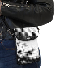 Load image into Gallery viewer, Black Dots Small Cell Phone Wallet