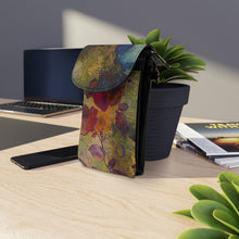 Load image into Gallery viewer, Flower Blast Small Cell Phone Wallet