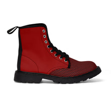 Load image into Gallery viewer, Red With a Touch of Class Women's/Youth Canvas Boots