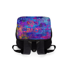Load image into Gallery viewer, Love Blue Unisex Casual Shoulder Backpack