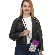 Load image into Gallery viewer, Purple Skirt Small Cell Phone Wallet
