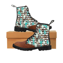 Load image into Gallery viewer, Wild Brown Circles Women's/Youth Canvas Boots