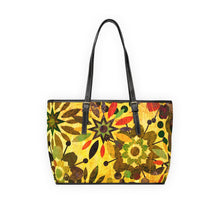 Load image into Gallery viewer, Bursting Air Flowers PU Leather Shoulder Bag