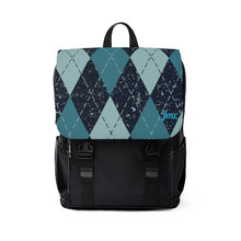 Load image into Gallery viewer, Blue Big Diamond Unisex Casual Shoulder Backpack