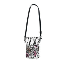 Load image into Gallery viewer, Purple Leopard Small Cell Phone Wallet