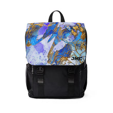Load image into Gallery viewer, Marble Blue Unisex Casual Shoulder Backpack