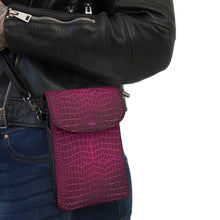 Load image into Gallery viewer, Vintage 4 Purple Small Cell Phone Wallet
