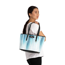 Load image into Gallery viewer, Raining Blue PU Leather Shoulder Bag