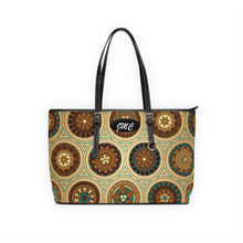 Load image into Gallery viewer, Brown Charms PU Leather Shoulder Bag