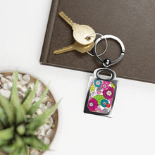 Load image into Gallery viewer, Singing Birds Rectangle Photo Keyring