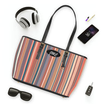 Load image into Gallery viewer, Striped 3 PU Leather Shoulder Bag