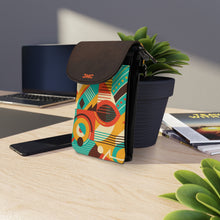 Load image into Gallery viewer, Club Brown Small Cell Phone Wallet