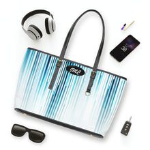 Load image into Gallery viewer, Raining Blue PU Leather Shoulder Bag
