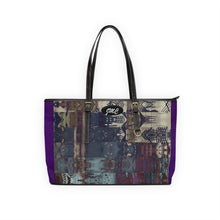 Load image into Gallery viewer, Purple Antique PU Leather Shoulder Bag