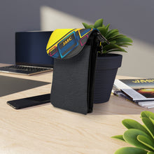 Load image into Gallery viewer, Yellow Square Small Cell Phone Wallet