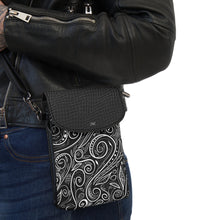 Load image into Gallery viewer, Paisley Small Cell Phone Wallet