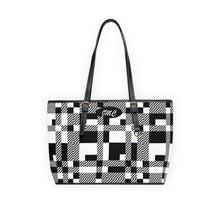 Load image into Gallery viewer, Track Blocks PU Leather Shoulder Bag