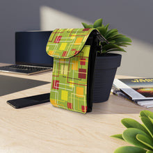 Load image into Gallery viewer, Green Maze Small Cell Phone Wallet