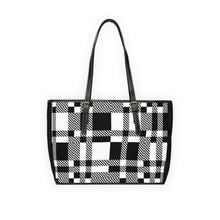 Load image into Gallery viewer, Black Shadow PU Leather Shoulder Bag