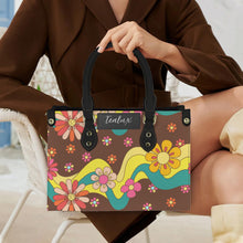Load image into Gallery viewer, flower rainbow 3 PU Leather Handbag-Small (Model 1747)
