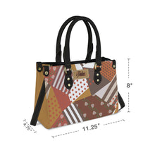 Load image into Gallery viewer, Patch Number 4 PU Leather Handbag-Small (Model 1747)
