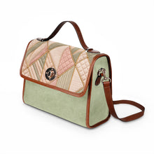 Load image into Gallery viewer, Delicate Green Waterproof Canvas Bag
