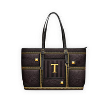 Load image into Gallery viewer, Gold Play PU Leather Shoulder Bag
