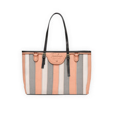 Load image into Gallery viewer, Pink Grey Tea PU Leather Shoulder Bag
