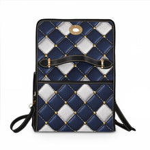 Load image into Gallery viewer, Blue Explosion Waterproof Canvas Bag
