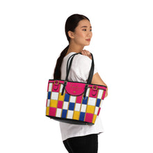 Load image into Gallery viewer, Pink Count PU Leather Shoulder Bag
