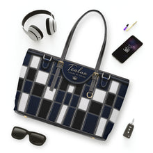 Load image into Gallery viewer, Blue Desire Tealux PU Leather Shoulder Bag
