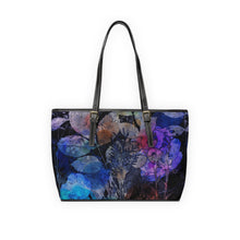 Load image into Gallery viewer, Purple Flower PU Leather Shoulder Bag
