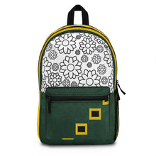 Load image into Gallery viewer, Green Flower Color Creation Backpack
