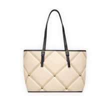 Load image into Gallery viewer, Smooth Cream PU Leather Shoulder Bag
