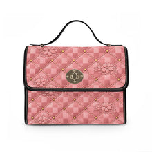 Load image into Gallery viewer, Pink Check Mate Waterproof Canvas Bag
